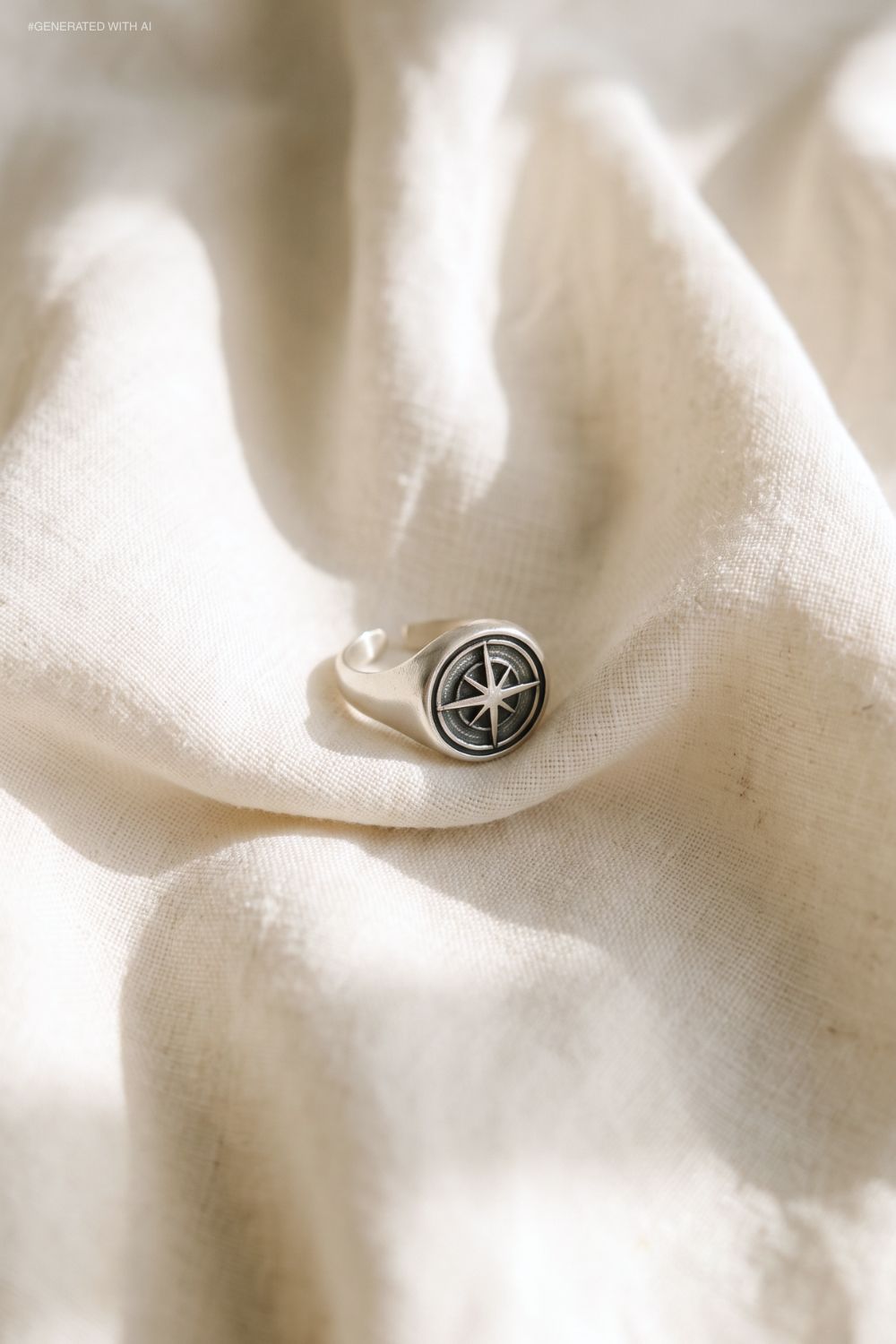 Compass Open Ring
