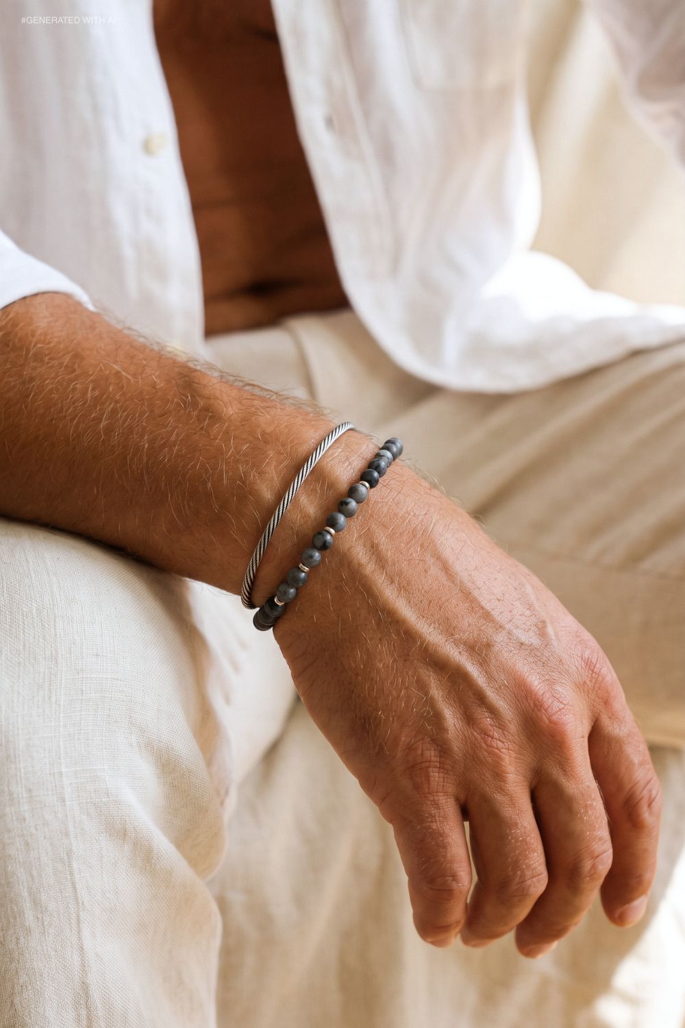 Smoked Jade Bracelet