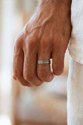 Brushed Open Ring