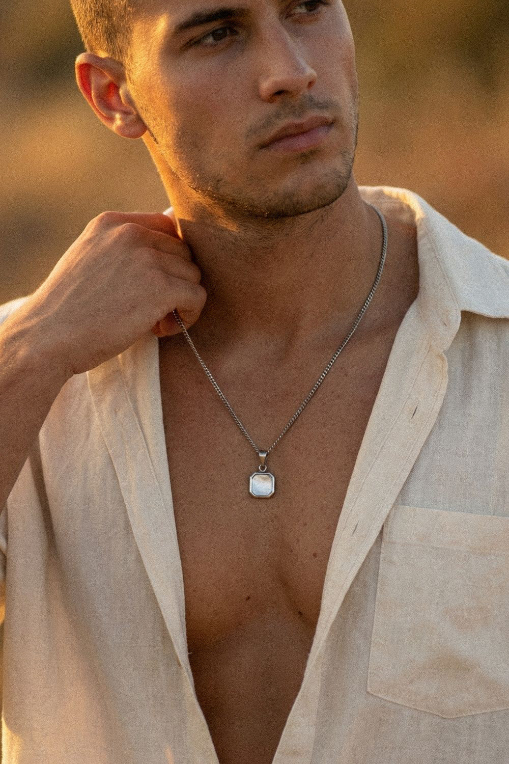 The Forge Necklace Cream