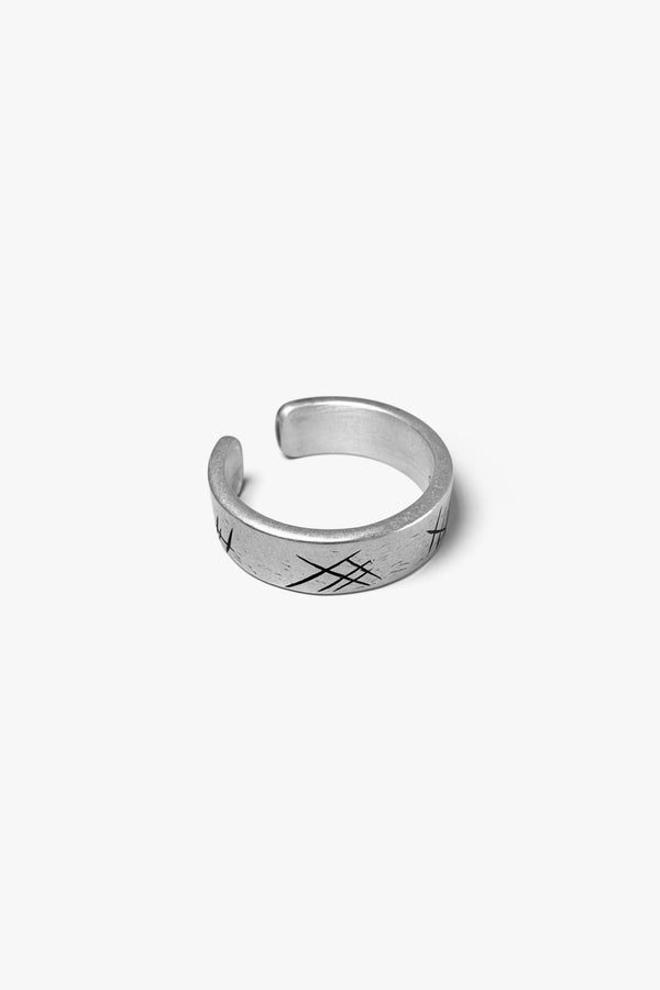 Scar Open Ring aus 925 Sterlingsilber